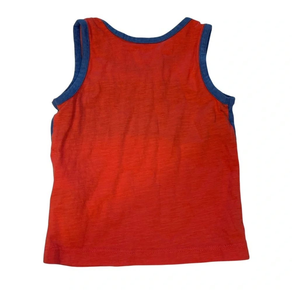 Carter's Boys Tank Top Light Red, Blue Size 12 Months